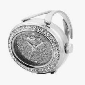 NEW Invicta Mini Women's Ring Watch - 24mm, Silver (49594) #0569